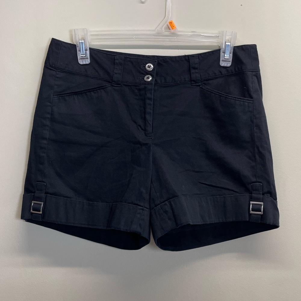 White House Black Market Buckle Shorts